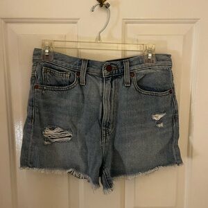 Madewell MomJean Shorts Size 26